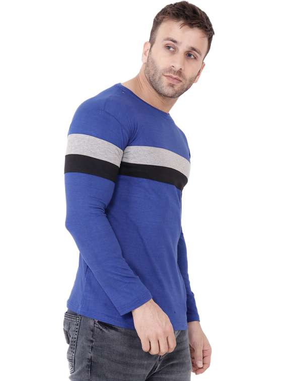 blue cotton blend t-shirt - 20841545 -  Standard Image - 1