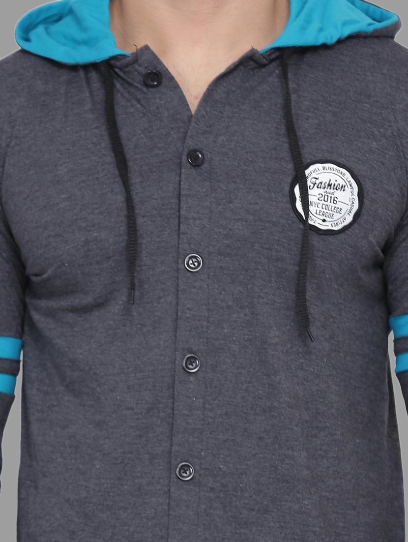 grey cotton blend t-shirt - 20841621 - Standard Image - 4