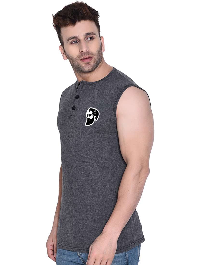 grey cotton blend t-shirt - 20841634 -  Standard Image - 1