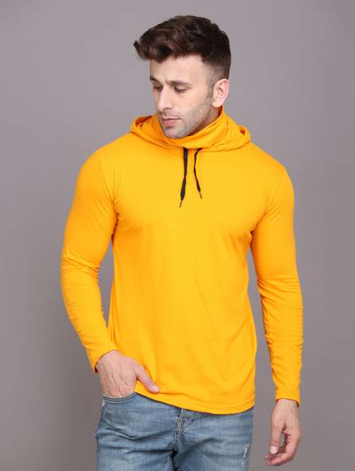 yellow cotton blend t-shirt - 20841635 -  Standard Image - 0