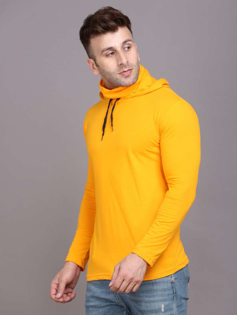 yellow cotton blend t-shirt - 20841635 -  Standard Image - 1