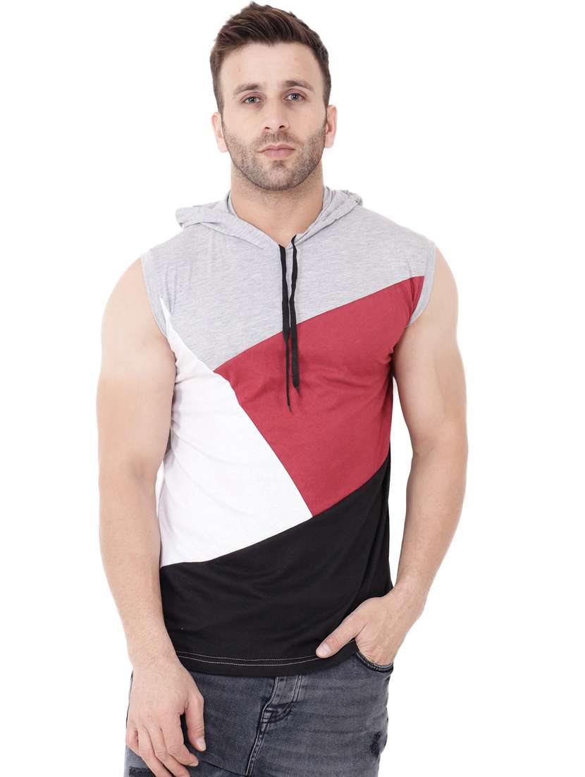 multi colored cotton blend t-shirt - 20841679 -  Zoom Image - 0