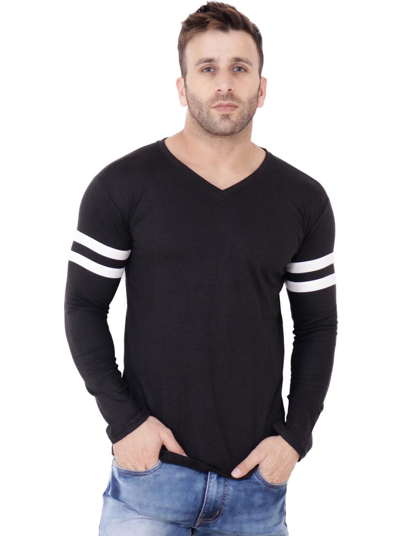 black cotton blend t-shirt - 20841697 - Zoom Image - 0