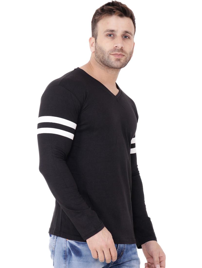 black cotton blend t-shirt - 20841697 - Standard Image - 1