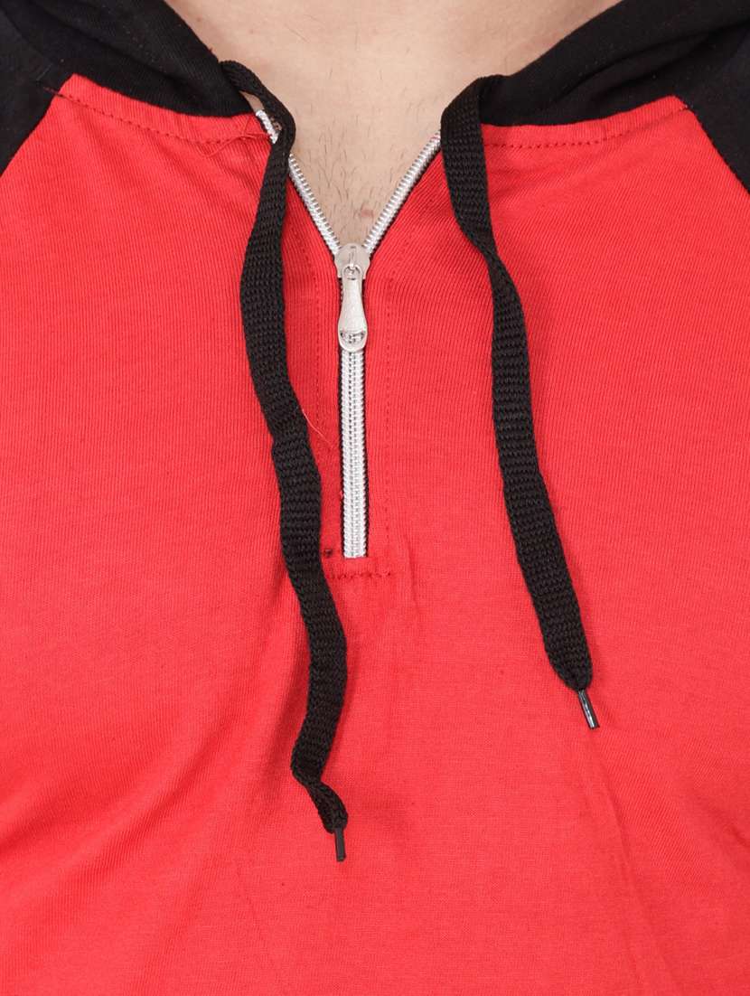 red cotton blend t-shirt - 20841698 -  Standard Image - 4