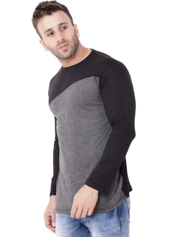 grey cotton blend t-shirt - 20841700 -  Standard Image - 1