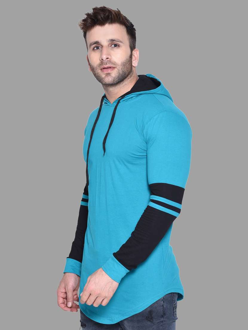 turquoise cotton blend t-shirt - 20841732 -  Standard Image - 1