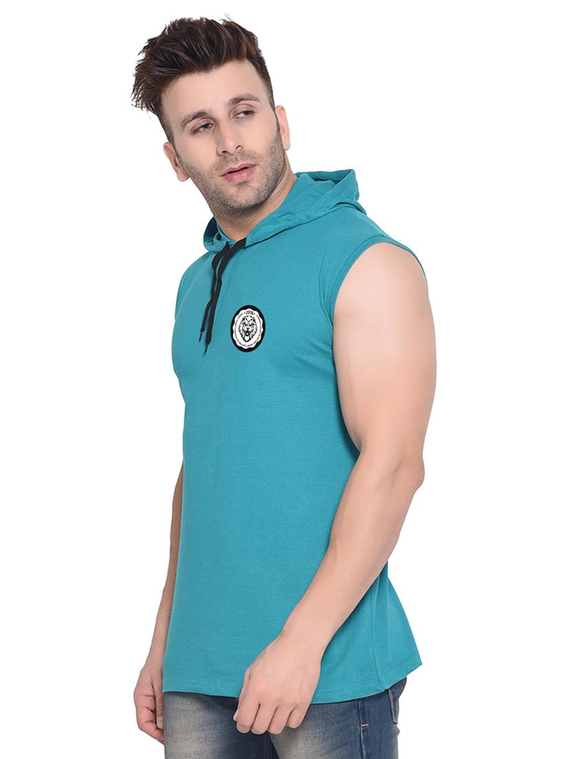 blue cotton blend t-shirt - 20841733 - Standard Image - 1