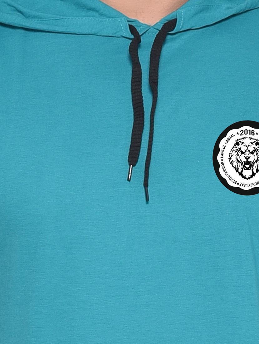 blue cotton blend t-shirt - 20841733 - Standard Image - 4
