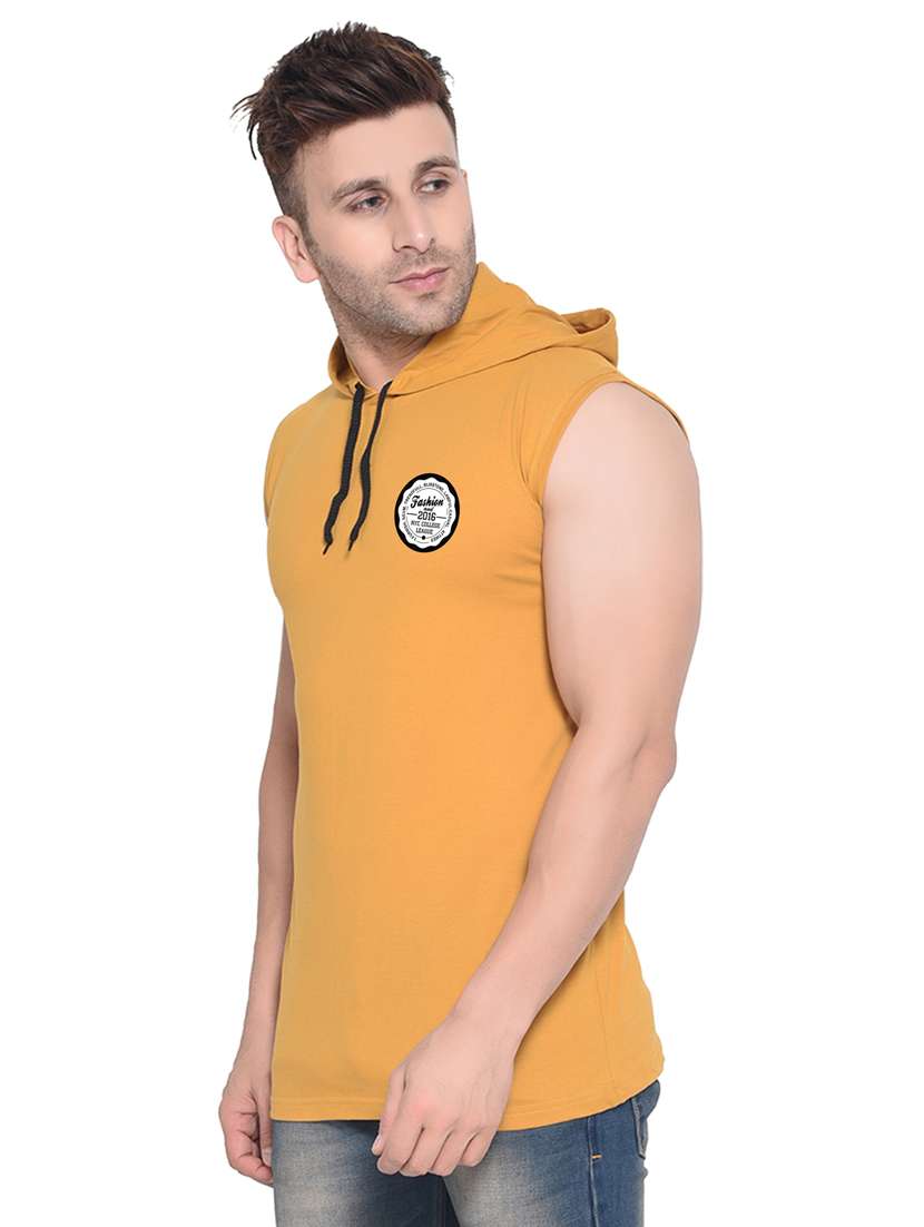 yellow cotton blend t-shirt - 20841737 -  Standard Image - 1