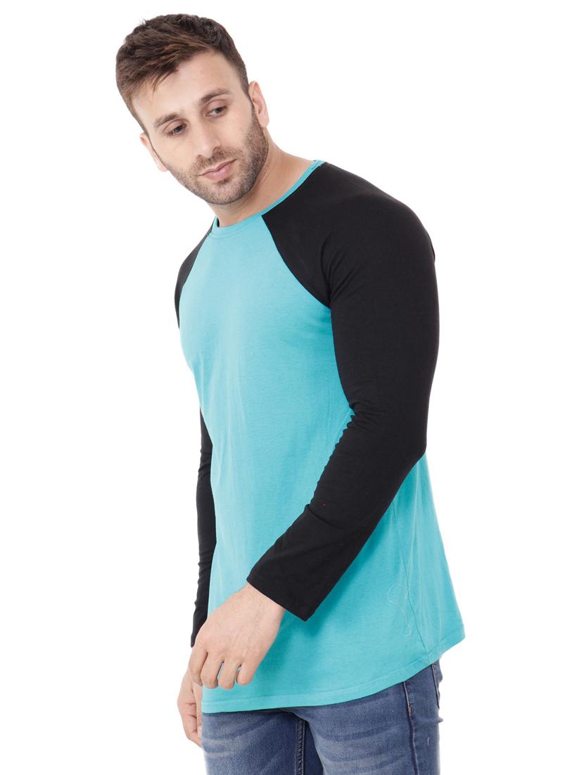 turquoise cotton blend t-shirt - 20841759 - Standard Image - 1