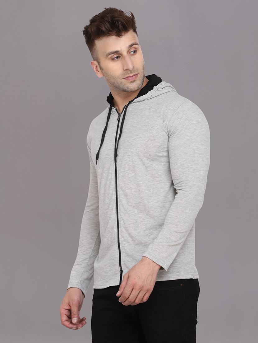 grey cotton blend t-shirt - 20841773 - Standard Image - 1