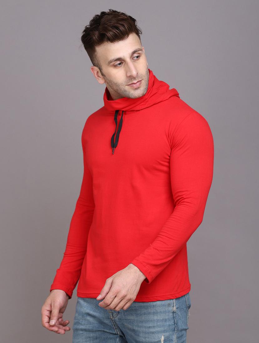 red cotton blend t-shirt - 20841774 -  Standard Image - 1