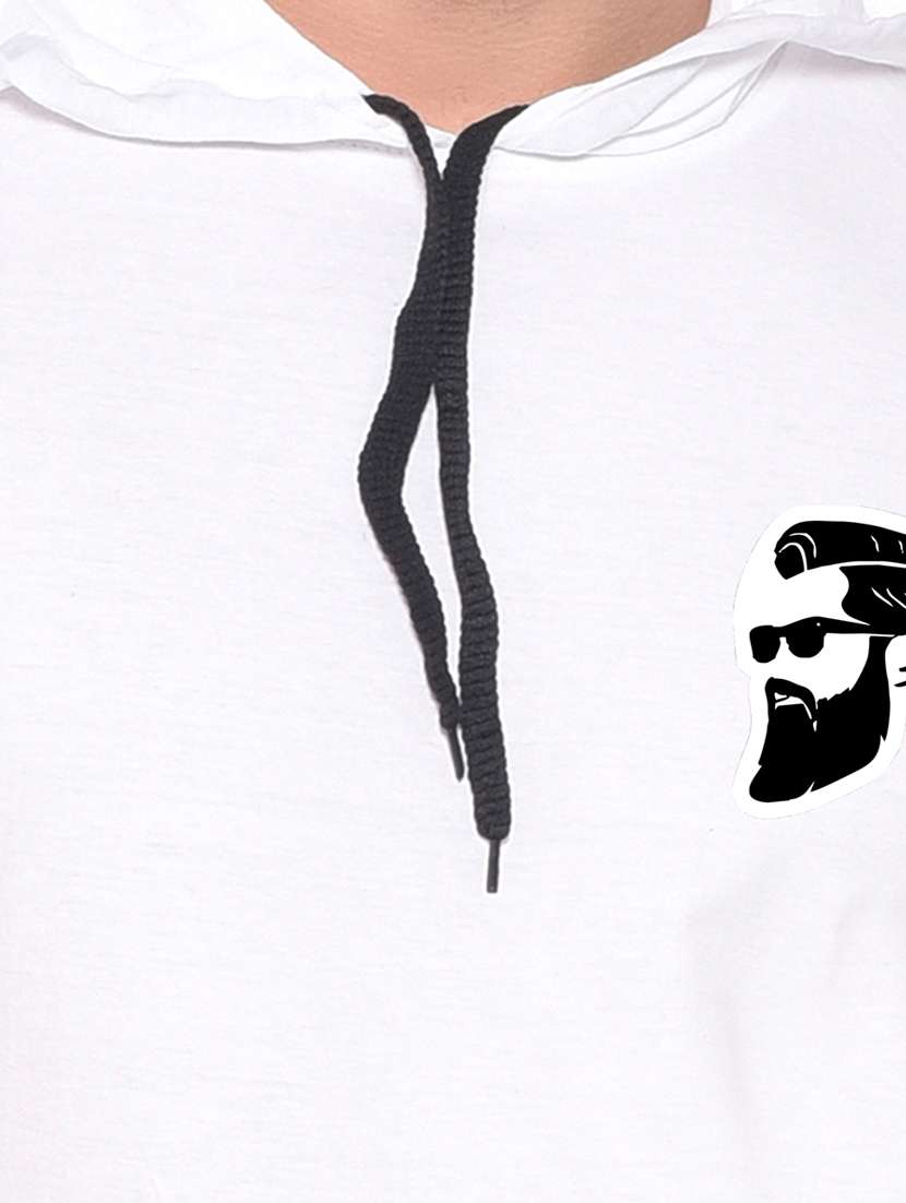 white cotton blend t-shirt - 20841780 -  Standard Image - 4