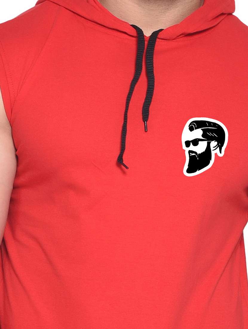 red cotton blend t-shirt - 20841781 -  Standard Image - 4