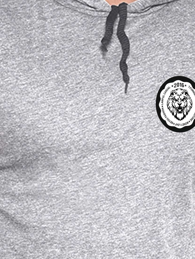 grey cotton blend t-shirt - 20841782 -  Standard Image - 4