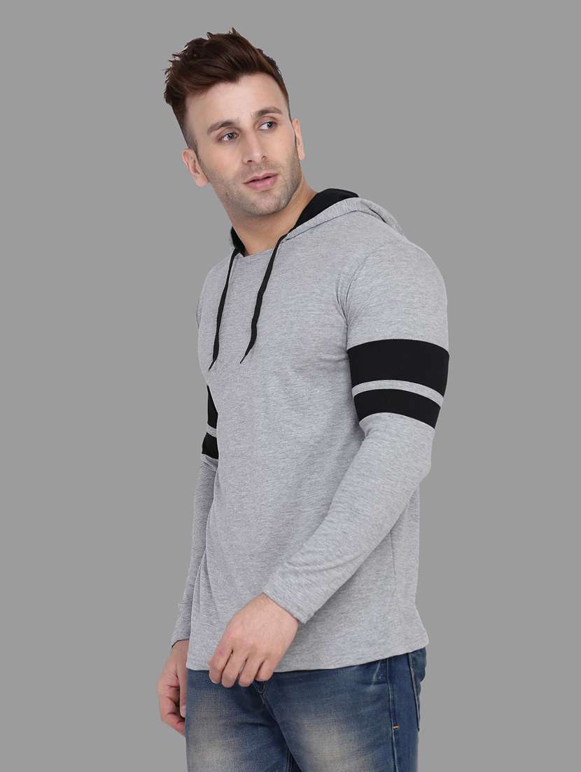 grey cotton blend t-shirt - 20841824 -  Standard Image - 1