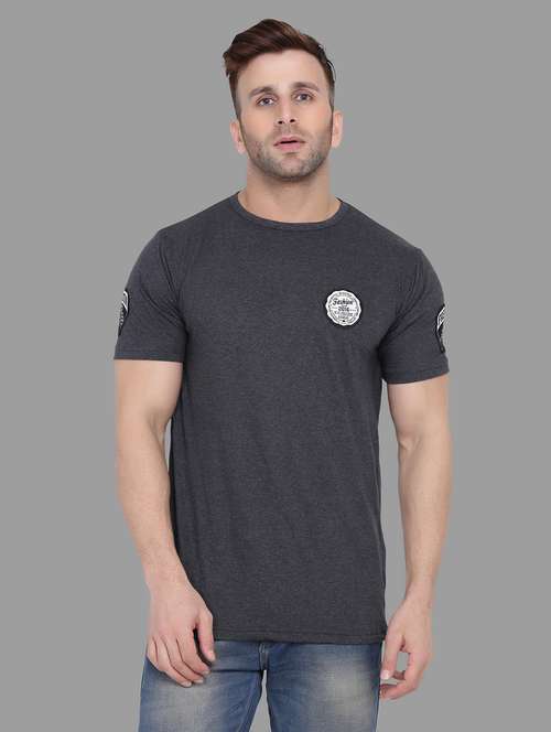 men solid short sleeve t-shirt - 20841855 -  Standard Image - 0