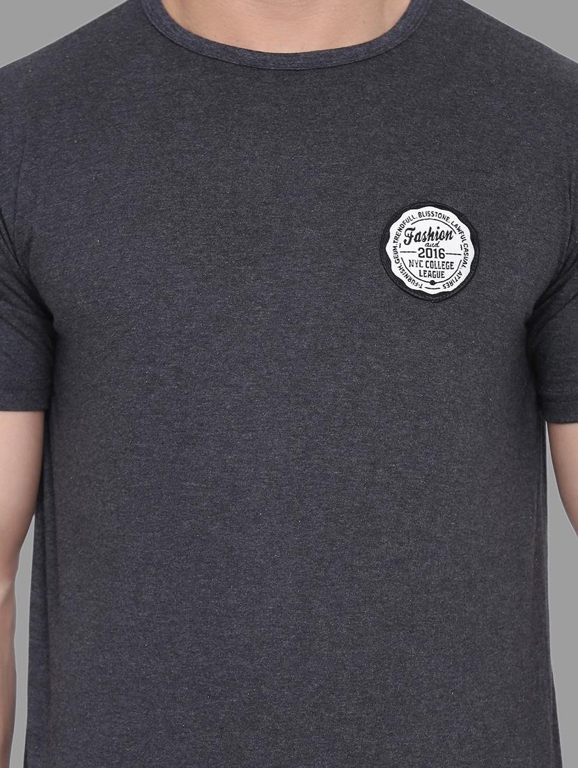 men solid short sleeve t-shirt - 20841855 - Standard Image - 4