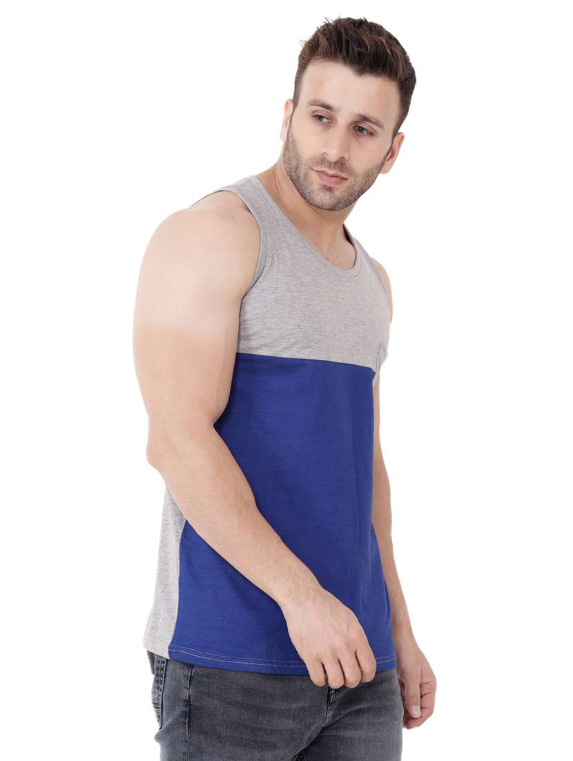 blue cotton blend t-shirt - 20841856 -  Standard Image - 1