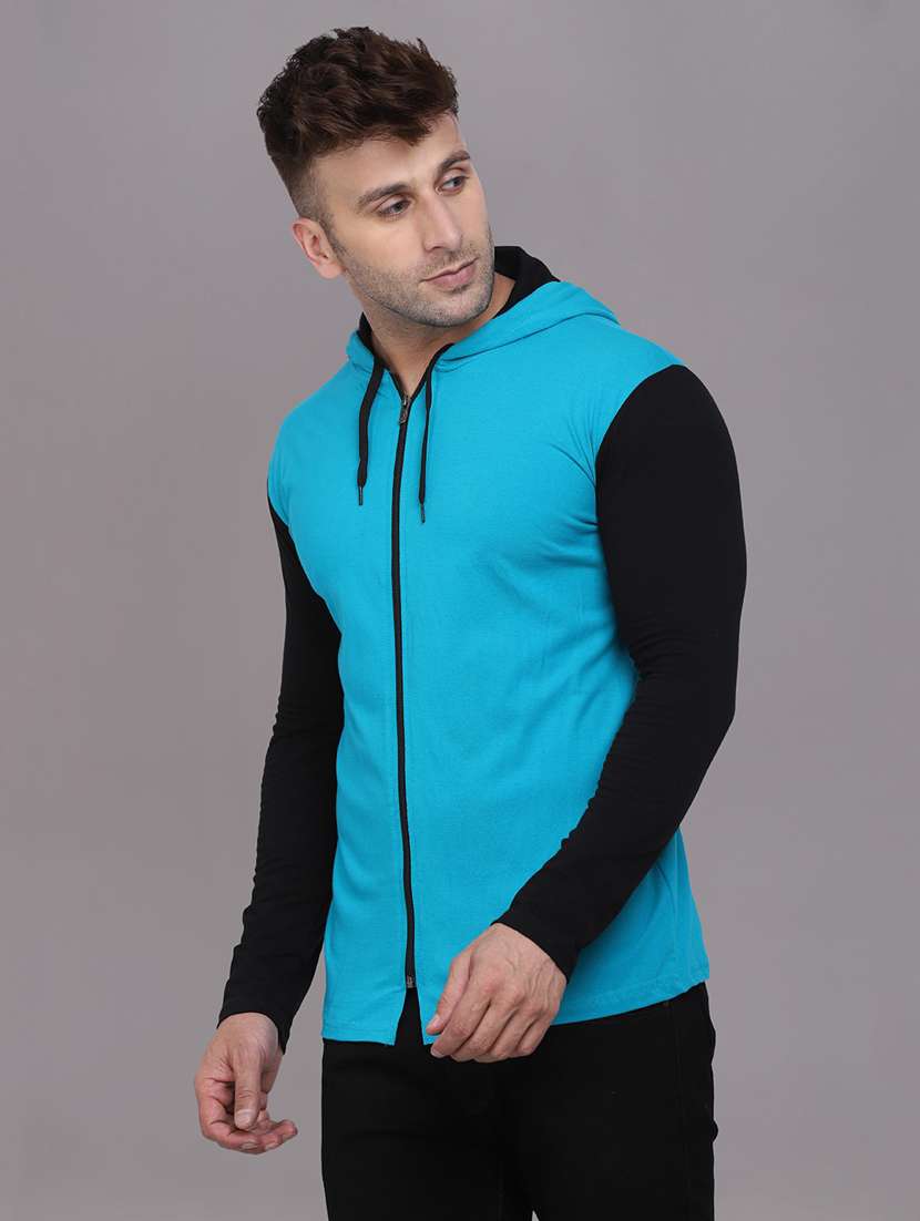 light blue cotton blend t-shirt - 20841884 -  Standard Image - 1