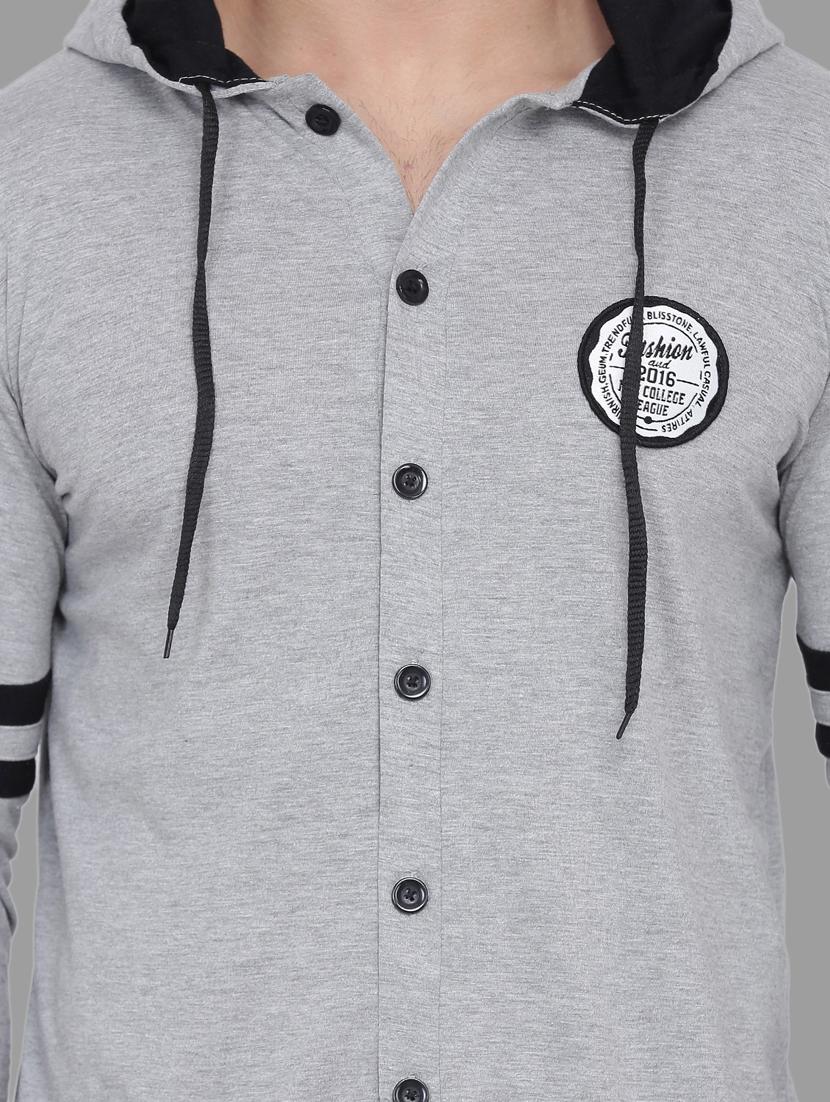 grey cotton blend t-shirt - 20841885 - Standard Image - 4