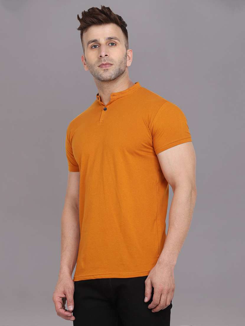 solid cotton blend t-shirt - 20841891 -  Standard Image - 1