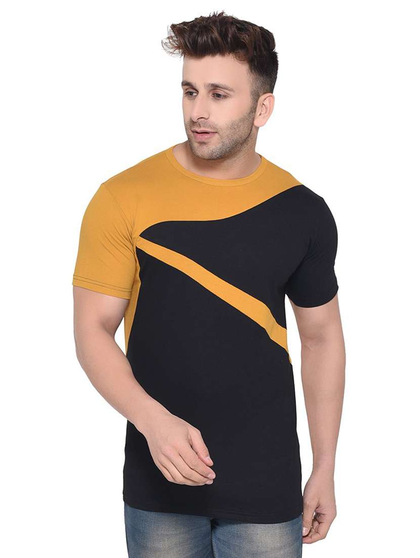 multi colored cotton blend t-shirt - 20841905 -  Zoom Image - 0