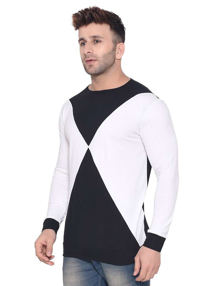  solid cotton blend t-shirt - 20841910 -  Standard Image - 1