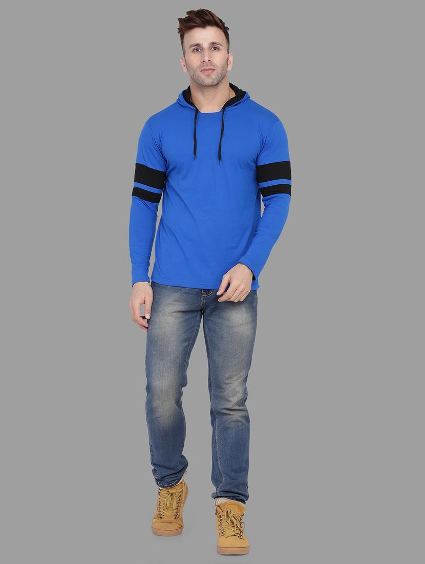 solid cotton blend t-shirt - 20841912 - Standard Image - 4