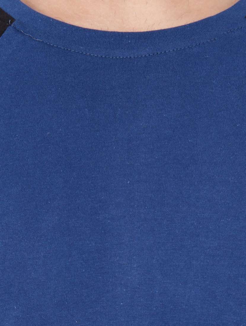 blue cotton blend t-shirt - 20841933 -  Standard Image - 4