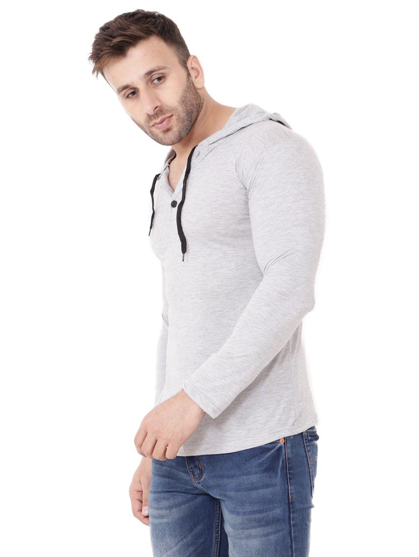 grey cotton blend t-shirt - 20841966 - Standard Image - 1