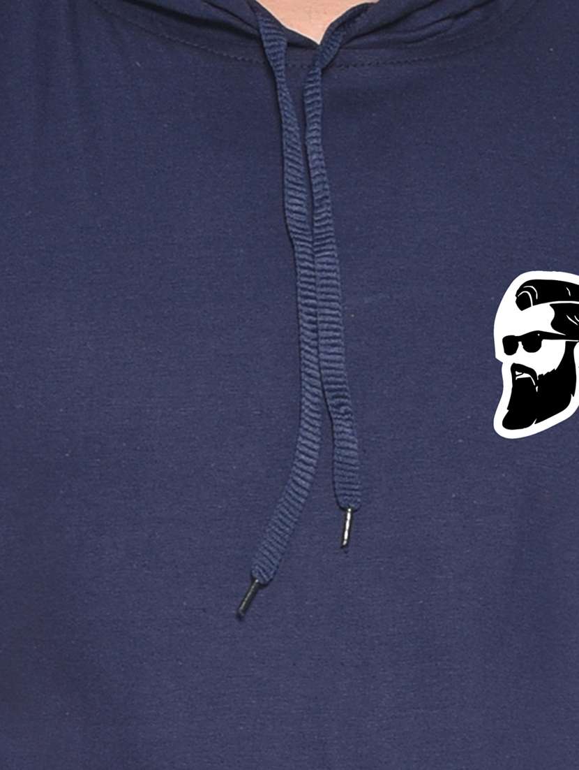 dark blue cotton blend  t-shirt - 20842007 -  Standard Image - 4