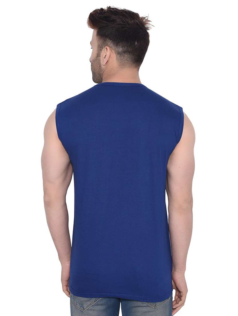 blue cotton blend  t-shirt - 20842023 -  Standard Image - 1