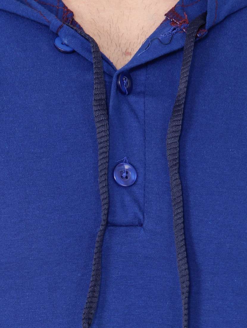 blue cotton blend t-shirt - 20842043 -  Standard Image - 4