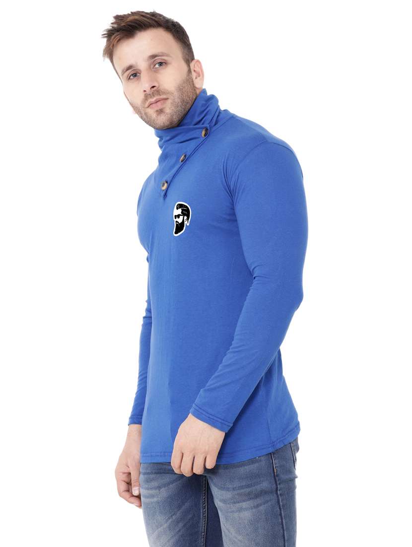 blue cotton blend t-shirt - 20842046 -  Standard Image - 1
