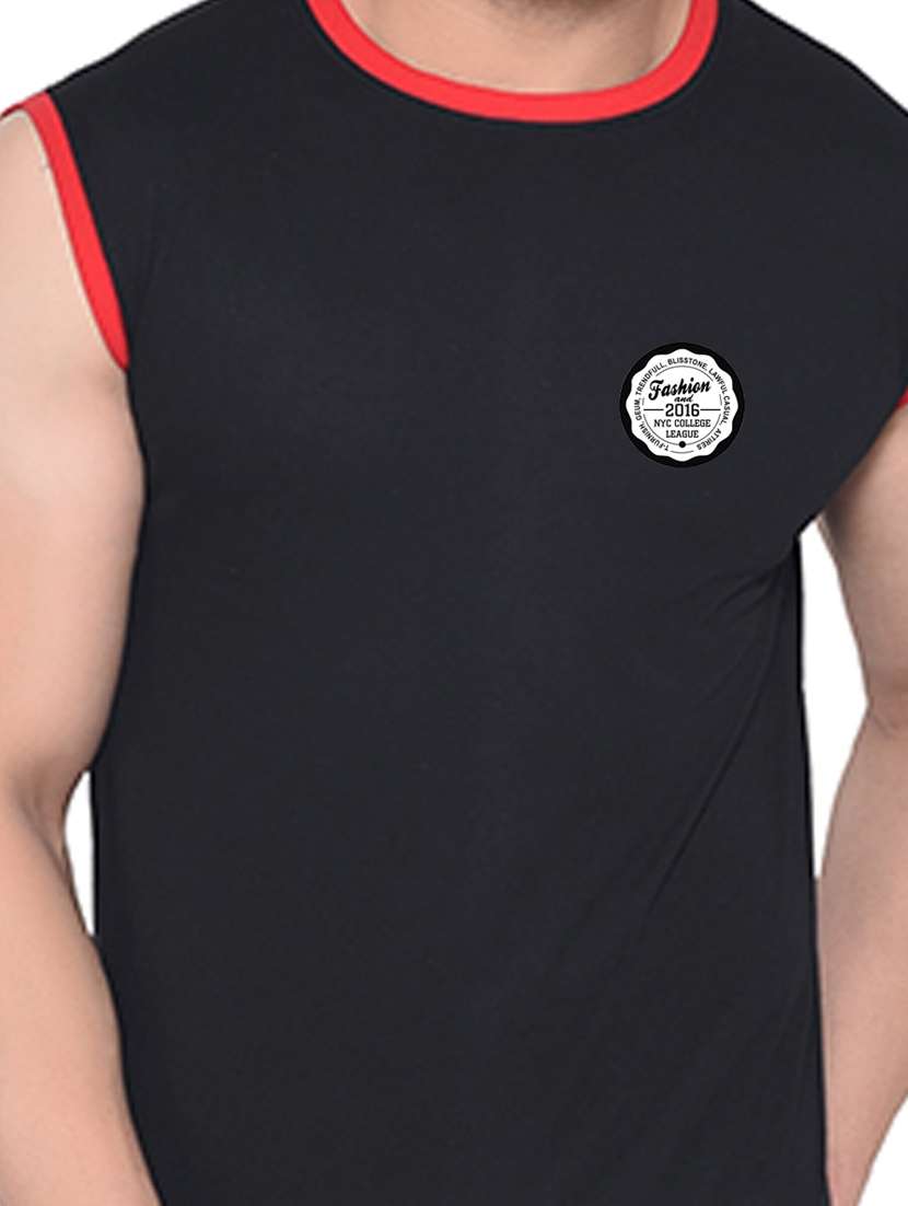 solid cotton blend t-shirt - 20842081 -  Standard Image - 4