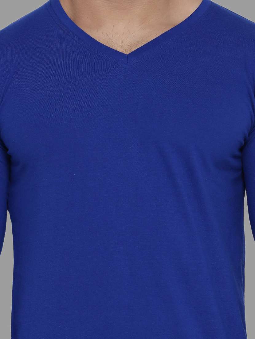men solid long sleeve t-shirt - 20842104 -  Standard Image - 4