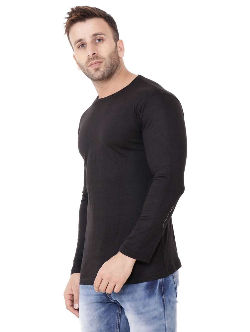 black cotton blend t-shirt - 20842111 -  Standard Image - 1