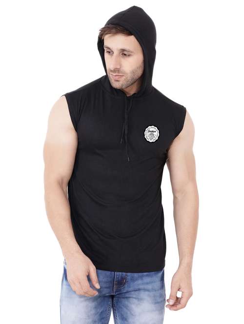 black cotton blend t-shirt - 20842115 -  Standard Image - 0