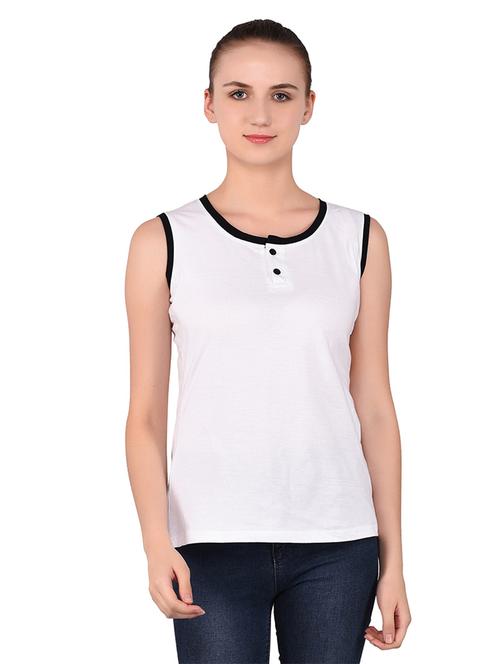 women solid round neck t-shirt - 20842134 - Standard Image - 0