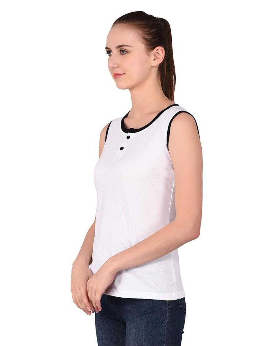 women solid round neck t-shirt - 20842134 - Standard Image - 1