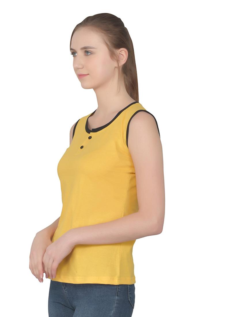 women solid round neck t-shirt - 20842135 - Standard Image - 1
