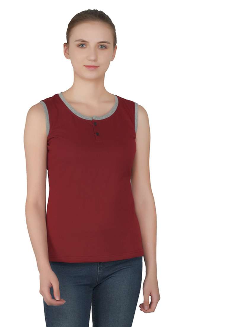women solid round neck t-shirt