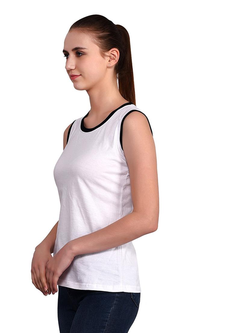 women solid round neck t-shirt - 20842140 -  Standard Image - 1