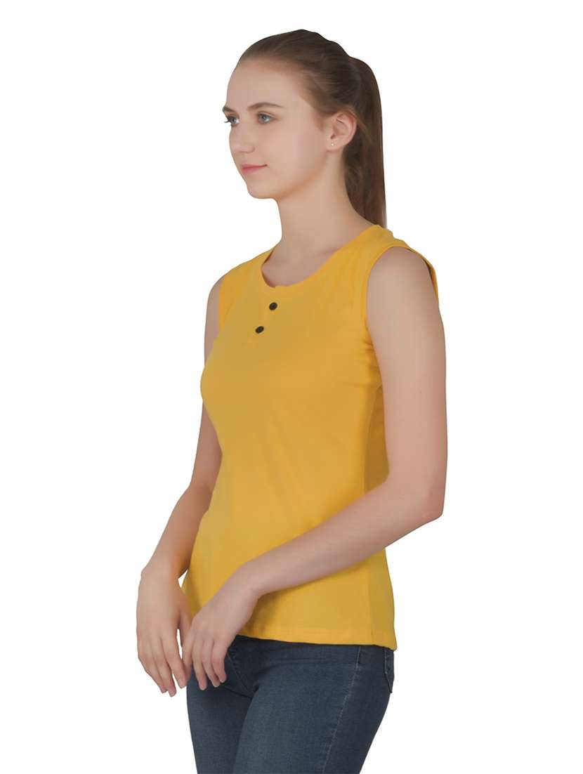 women solid round neck t-shirt - 20842221 -  Standard Image - 1