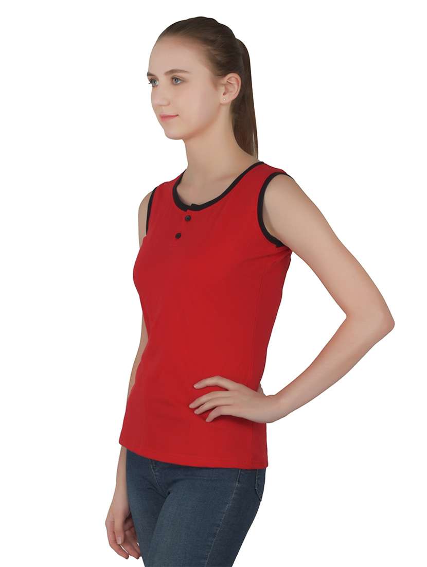 women solid round neck t-shirt - 20842230 -  Standard Image - 1