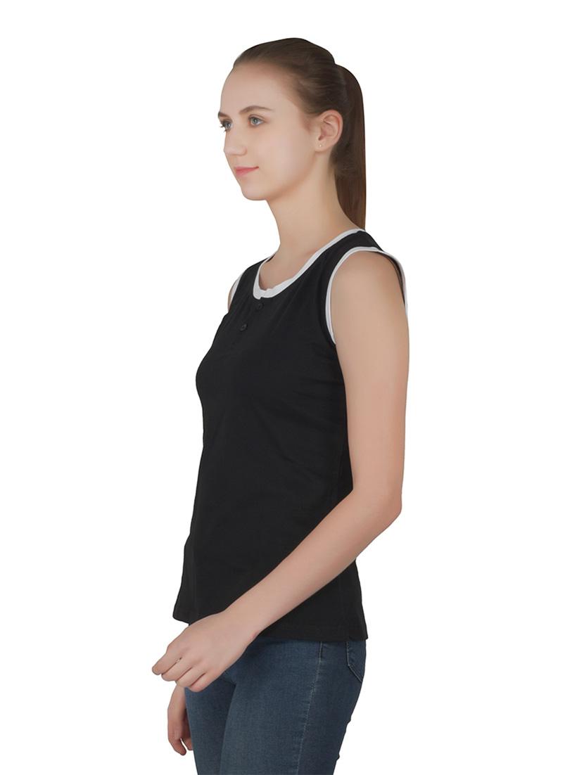 women solid round neck t-shirt - 20842258 - Standard Image - 1