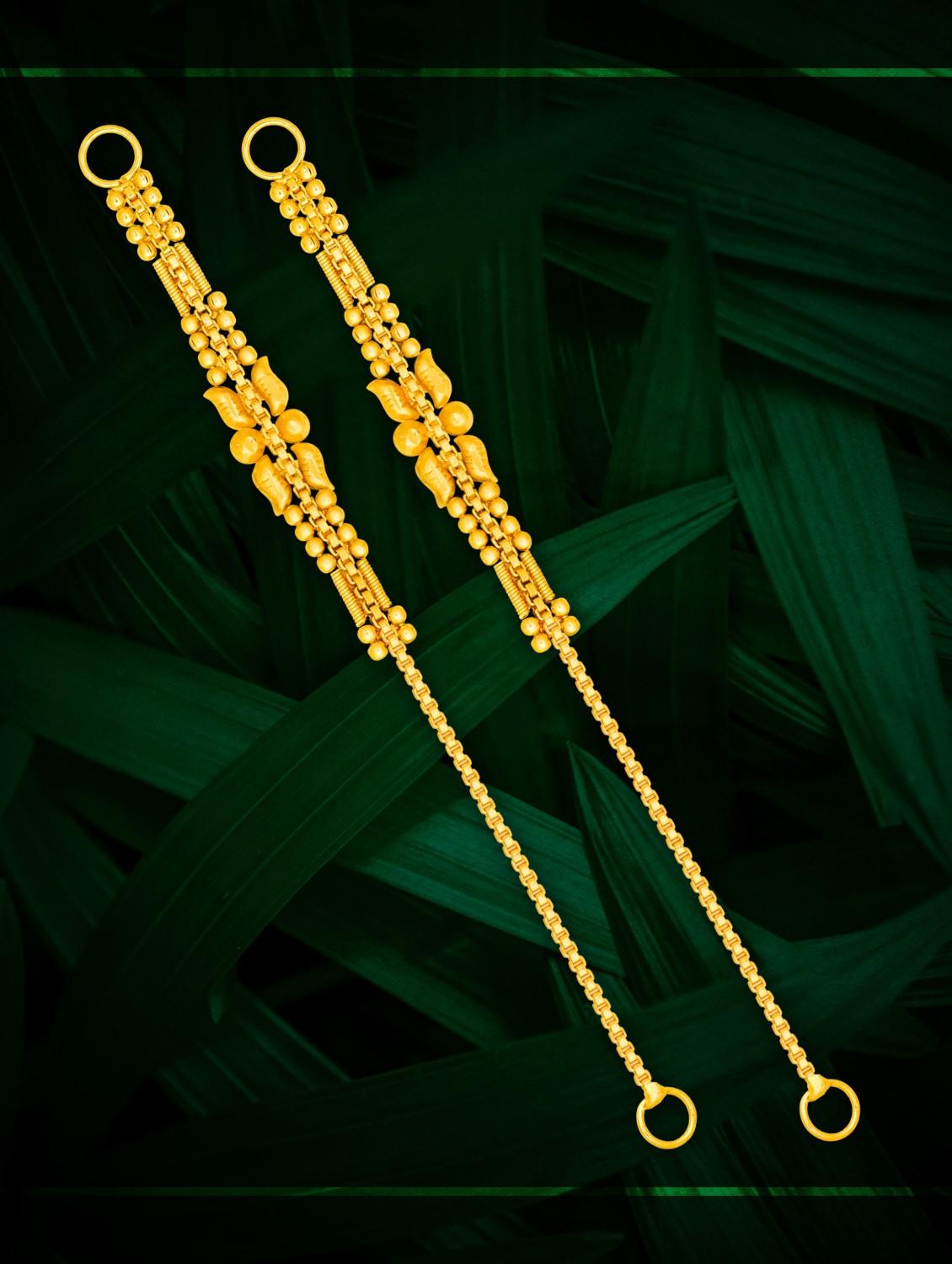 gold brass earcuff earrings - 20844695 - Standard Image - 1