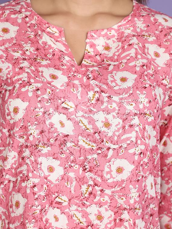 women printed kurta palazzo set set - 20846487 - Standard Image - 4